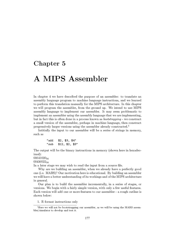 Computer Organization with MIPS - Page 177